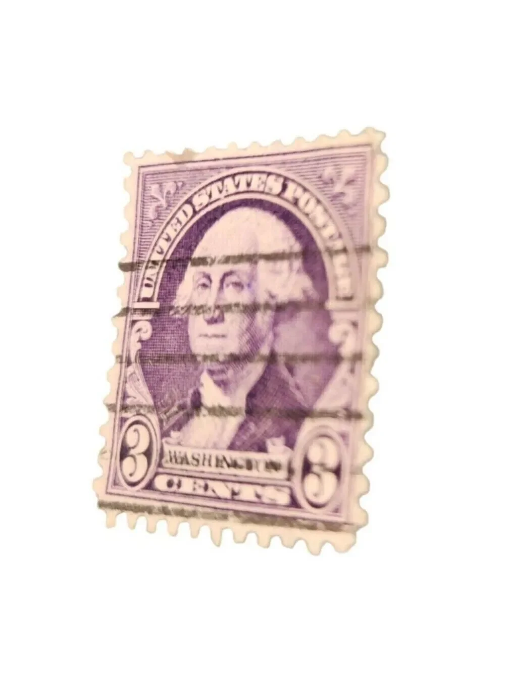 Vintage 1932 Washington 3¢ U.S. Postage Stamp Purple